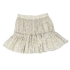 Cider Ditsy Ruffle Mini Skirt Size Medium